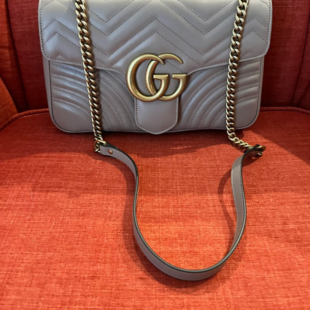 GUCCI LARGE Marmont Dusty Rose NEVER BEEN WORN!